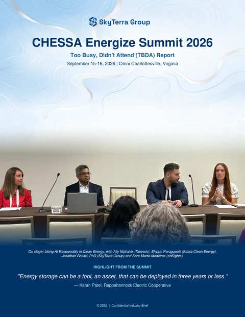 Preview - CHESSA Energize Summit 2026 TBDA report