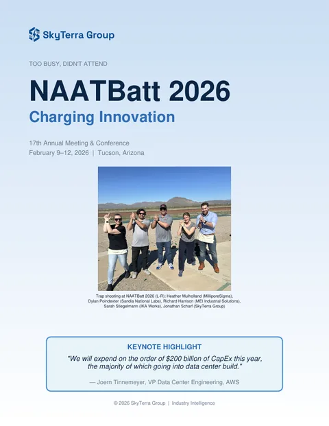 Preview – NAATBatt 2026 Annual Report
